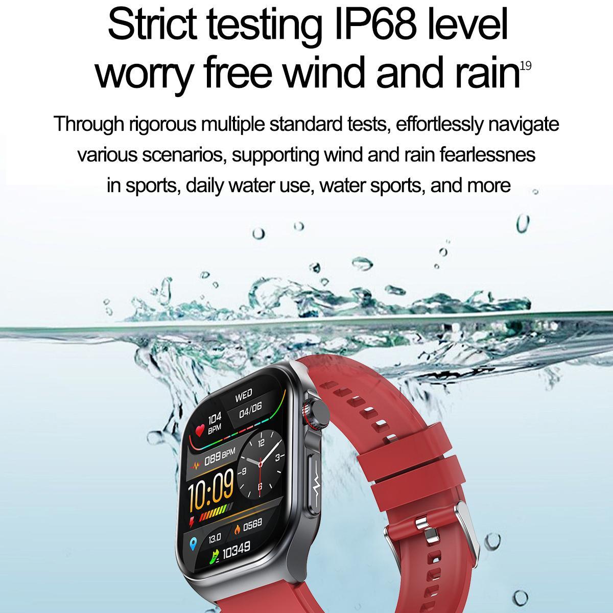 Smart Watch Women Men 2.0 Display - Waterproof Fitness Tracker With Bluetooth Call Answer, 24 -7 Heart Rate Sleep Monitor, Pedometer Fashion Gift For Her