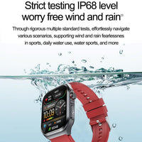 Smart Watch Women Men 2.0 Display - Waterproof Fitness Tracker With Bluetooth Call Answer, 24 -7 Heart Rate Sleep Monitor, Pedometer Fashion Gift For Her