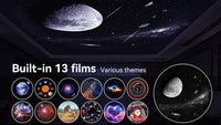 12-in-1 Galaxy Star Projector - Meteor Night Light Lamp with Ultra Clear HD Projection