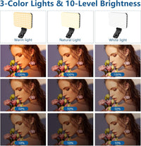 Portable LED Selfie Ring Light - Rechargeable Fill Light for Phone Photography & Video Calls