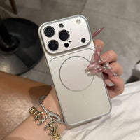 Magnetic iPhone Case - Solid Color Nano Frosted Glass MagSafe Compatible