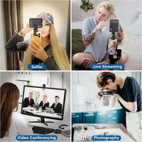 Portable LED Selfie Ring Light - Rechargeable Fill Light for Phone Photography & Video Calls