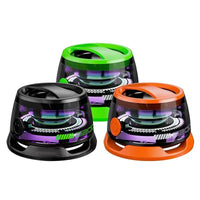 Wireless Portable Bluetooth Speaker - RGB LED, Magnetic Base, Mini UFO Design