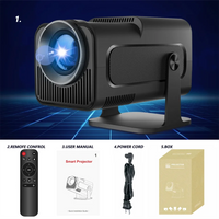 4K Smart Portable Projector - Android 11 Home Theater with WiFi & Bluetooth