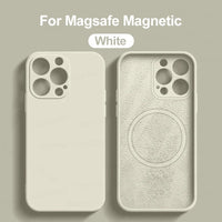 MagSafe Liquid Silicone Case for iPhone 15/14/13/12 Pro Max - Magnetic Slim Protective Cover