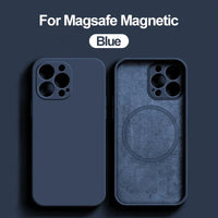 MagSafe Liquid Silicone Case for iPhone 15/14/13/12 Pro Max - Magnetic Slim Protective Cover