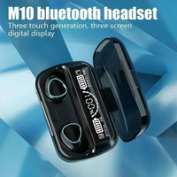TWS Bluetooth Earphones - Wireless Stereo Earbuds with Charging Case