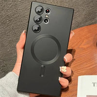 Luxury Matte Magnetic Phone Case - Samsung Galaxy S25/S24/S23/S22 Ultra