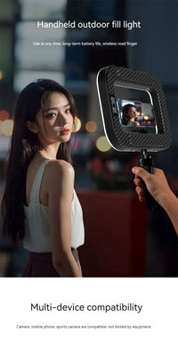 Ring Light Rechargeable For Phone Live Streaming And Selfies
