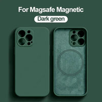 MagSafe Liquid Silicone Case for iPhone 15/14/13/12 Pro Max - Magnetic Slim Protective Cover