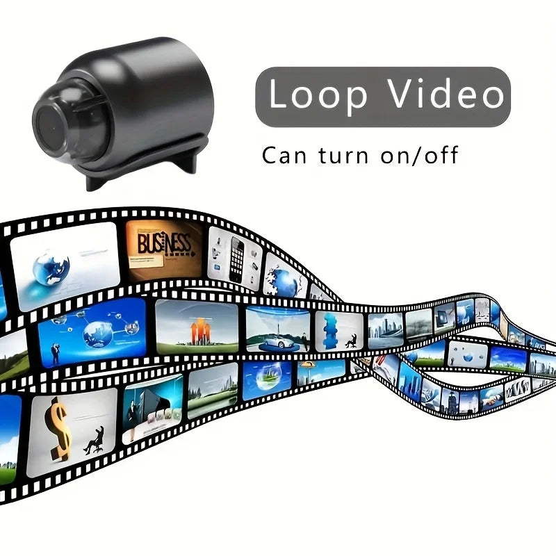 Mini WiFi Security Camera 1080P - Night Vision & Motion Detection | Smart Home CCTV