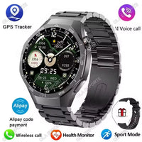 Smart Watch GT5 Pro - AMOLED GPS NFC Fitness Tracker with Heart Rate Monitor