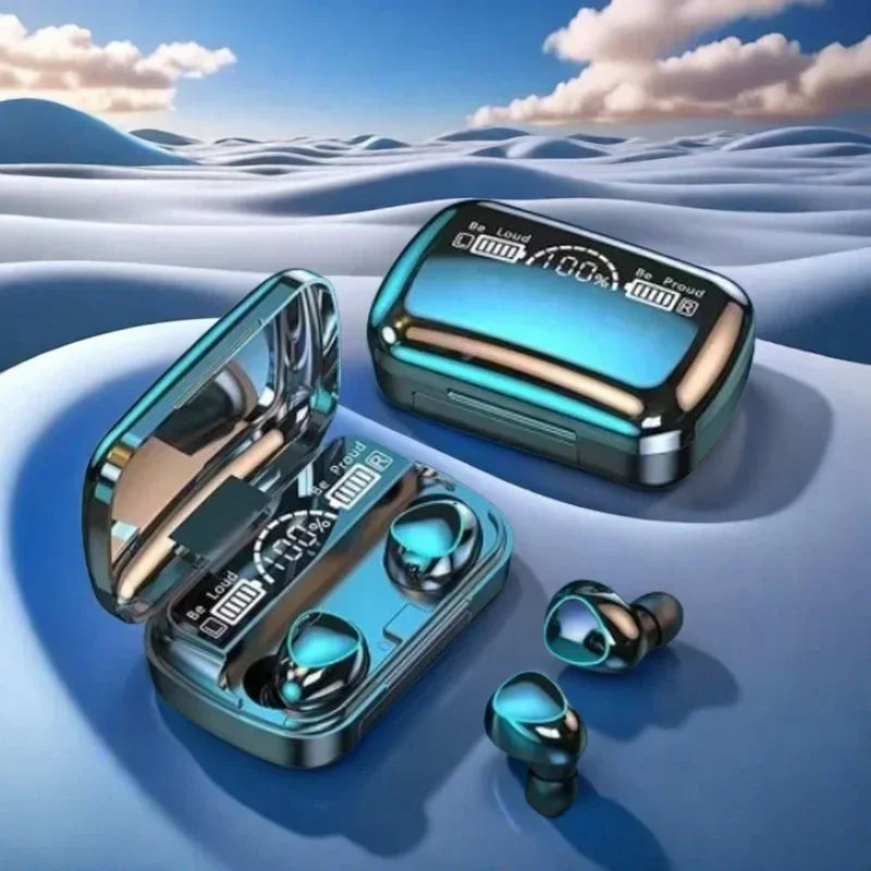 TWS Bluetooth Earphones - Wireless Stereo Earbuds with Charging Case