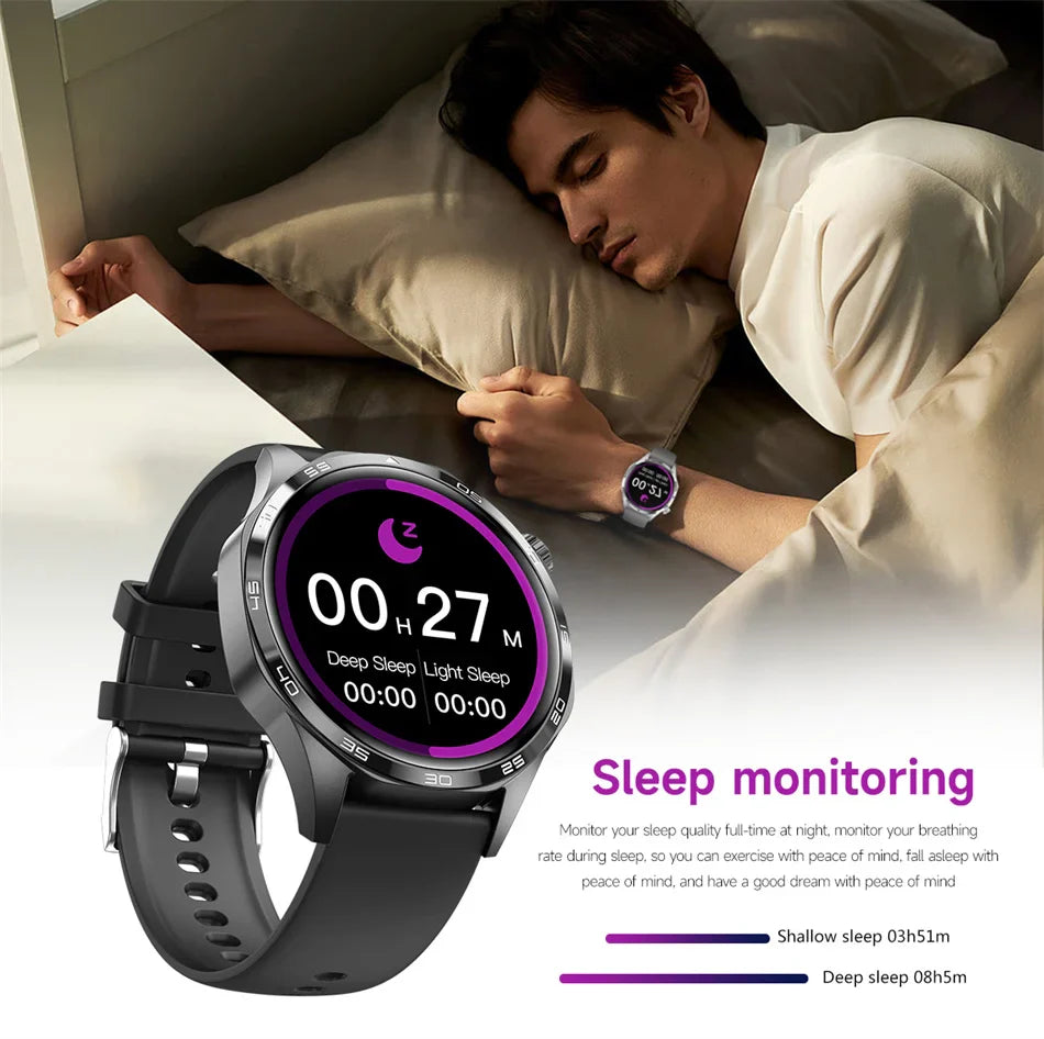 Smart Watch GT5 Pro - AMOLED GPS NFC Fitness Tracker with Heart Rate Monitor