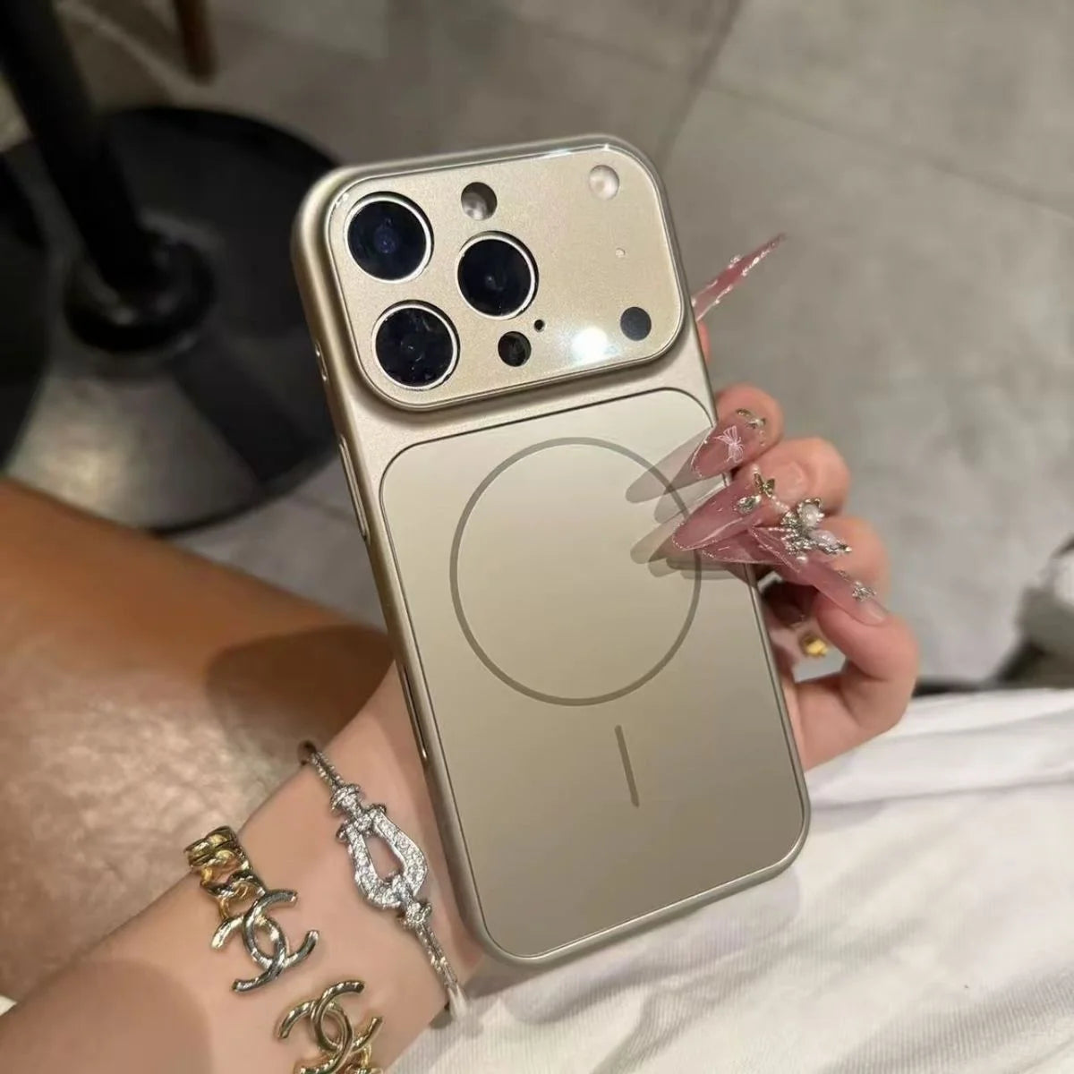 Magnetic iPhone Case - Solid Color Nano Frosted Glass MagSafe Compatible
