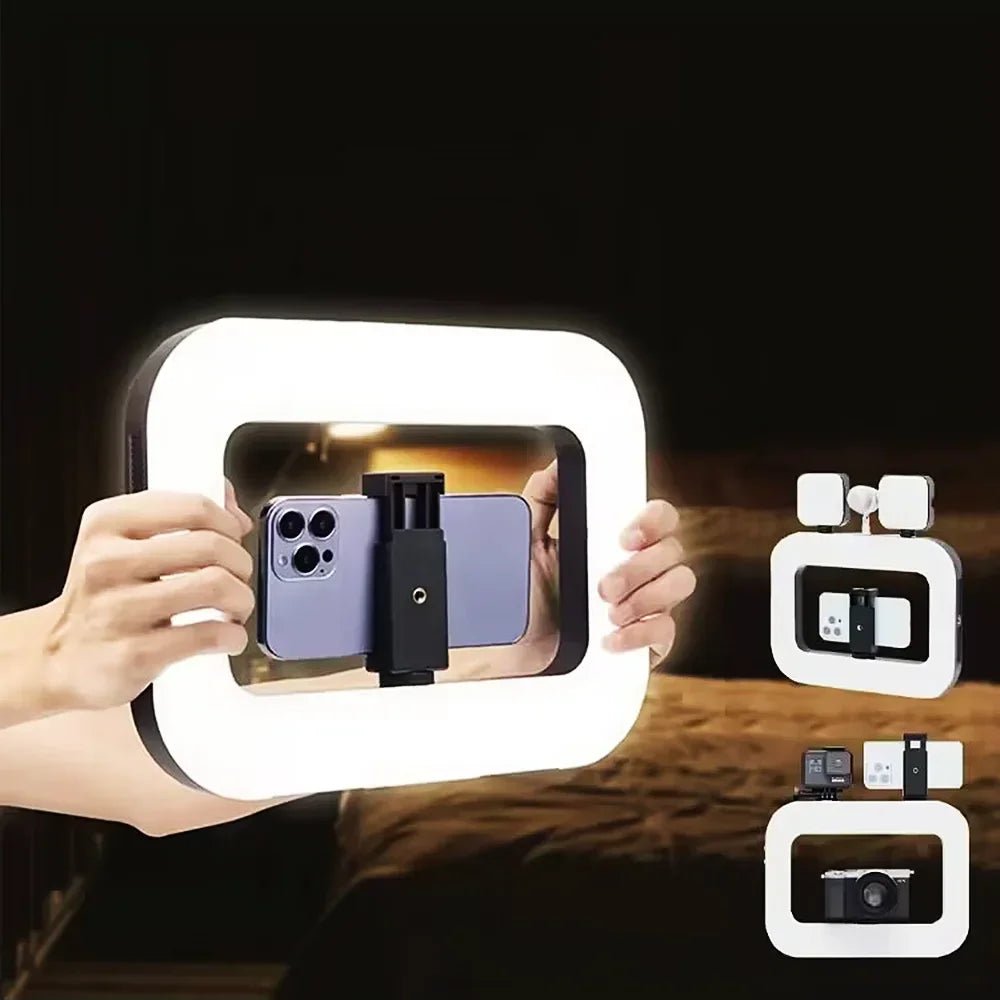Ring Light Rechargeable For Phone Live Streaming And Selfies