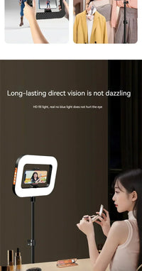 Ring Light Rechargeable For Phone Live Streaming And Selfies