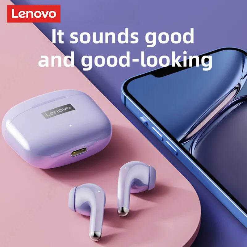 Lenovo LP40 Pro Wireless Earbuds - Bluetooth 5.3 with Touch Control