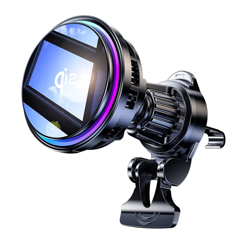 30W Ice Cooling Magnetic Wireless Car Charger - MagSafe Fast Charging Phone Mount
