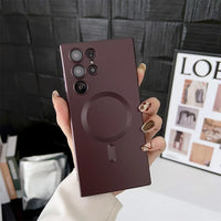 Luxury Matte Magnetic Phone Case - Samsung Galaxy S25/S24/S23/S22 Ultra
