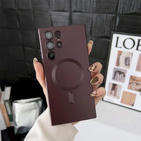 Luxury Matte Magnetic Phone Case - Samsung Galaxy S25/S24/S23/S22 Ultra