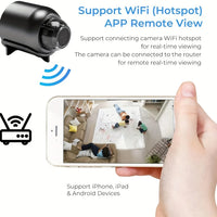 Mini WiFi Security Camera 1080P - Night Vision & Motion Detection | Smart Home CCTV