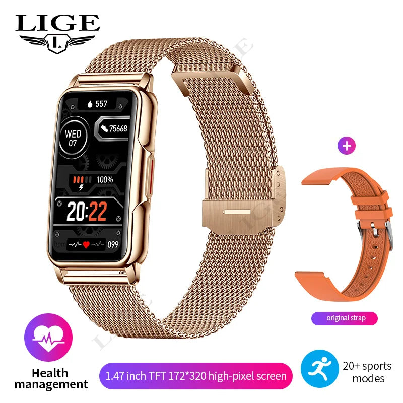 Smart Watch for Women & Men - Bluetooth Call, Heart Rate & Fitness Tracker