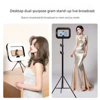 Ring Light Rechargeable For Phone Live Streaming And Selfies