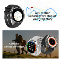 Smart Watch GT5 Pro - AMOLED GPS NFC Fitness Tracker with Heart Rate Monitor