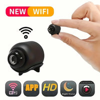 Mini WiFi Security Camera 1080P - Night Vision & Motion Detection | Smart Home CCTV