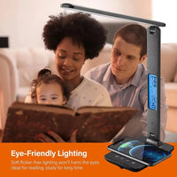 2-in-1 Wireless Charger & LED Desk Lamp - Fast Charging Pad with Touch Control