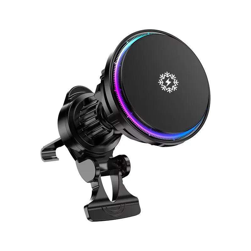 30W Ice Cooling Magnetic Wireless Car Charger - MagSafe Fast Charging Phone Mount