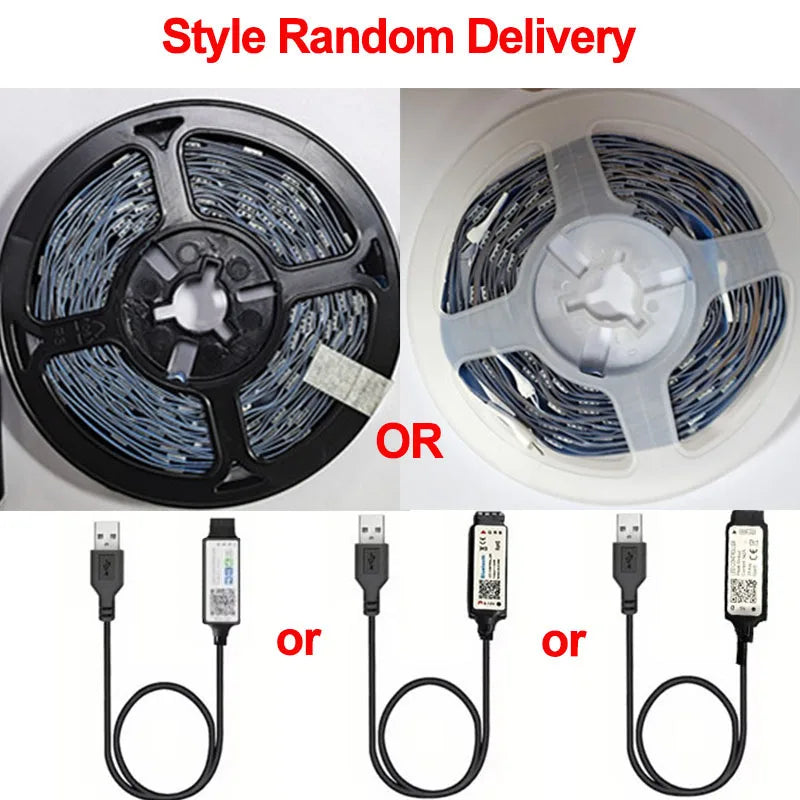 Bluetooth RGB LED Strip Lights - Smart App Control Music Sync Room Decor