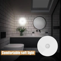 PIR Motion Sensor LED Night Light - USB Rechargeable Wireless Cabinet Lamp
