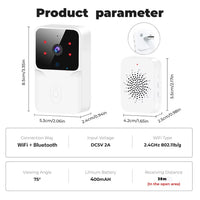 Smart Video Doorbell with Camera & Audio