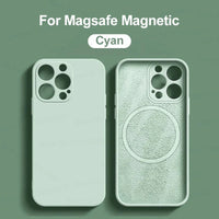 MagSafe Liquid Silicone Case for iPhone 15/14/13/12 Pro Max - Magnetic Slim Protective Cover