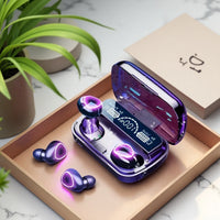 TWS Bluetooth Earphones - Wireless Stereo Earbuds with Charging Case