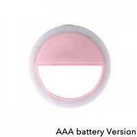 Selfie Ring Light - Clip-On LED Light for Phones, Tablets & Laptops