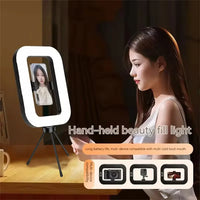Ring Light Rechargeable For Phone Live Streaming And Selfies