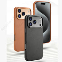 Premium MagSafe Leather Case for iPhone 17/16/15/14 Pro Max - Genuine Leather Magnetic Cover