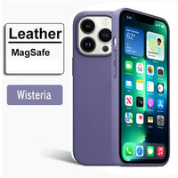 Premium MagSafe Leather Case for iPhone 17/16/15/14 Pro Max - Genuine Leather Magnetic Cover