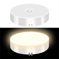 PIR Motion Sensor LED Night Light - USB Rechargeable Wireless Cabinet Lamp