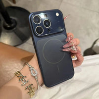 Magnetic iPhone Case - Solid Color Nano Frosted Glass MagSafe Compatible