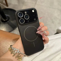 Magnetic iPhone Case - Solid Color Nano Frosted Glass MagSafe Compatible