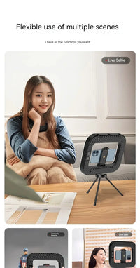 Ring Light Rechargeable For Phone Live Streaming And Selfies