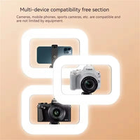 Ring Light Rechargeable For Phone Live Streaming And Selfies