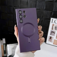 Luxury Matte Magnetic Phone Case - Samsung Galaxy S25/S24/S23/S22 Ultra