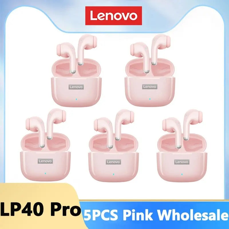 Lenovo LP40 Pro Wireless Earbuds - Bluetooth 5.3 with Touch Control