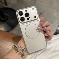 Magnetic iPhone Case - Solid Color Nano Frosted Glass MagSafe Compatible