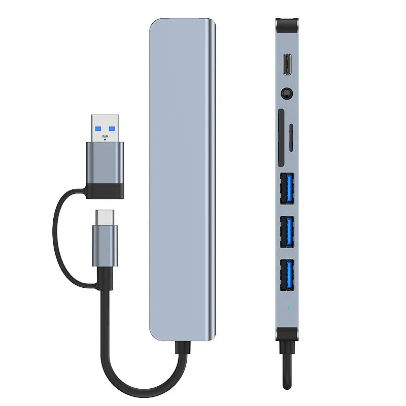 SmartGearPros 8-in-2 USB-C Hub
